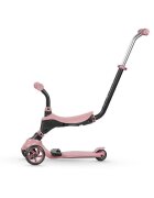 QPlay Trotineta 3in1 Sema Roz cu scaun maner telescopic si ajustabil suport pentru picioare detasabil greutate suportata 50 kg