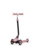 QPlay Trotineta 3in1 Sema Roz cu scaun maner telescopic si ajustabil suport pentru picioare detasabil greutate suportata 50 kg