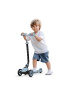 QPlay Trotineta 3in1 Sema Roz cu scaun maner telescopic si ajustabil suport pentru picioare detasabil greutate suportata 50 kg