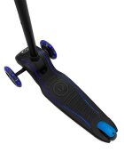 QPlay Trotineta Future albastru 3 roti cu lumini LED pliabila ghidon reglabil platforma antialunecare greutate suportata 50 kg