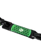 QPlay Trotineta Honeycomb Verde cu lumini LED pliabila ghidon reglabil greutate suportata 50 kg varsta 5 ani+