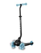 QPlay Trotineta pentru copii Sema EVO Albastru 6 in 1 multifunctionala cu scaunel maner telescopic parental inaltime ajustabila cadru din aluminiu greutate admisa 50 kg