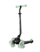 QPlay Trotineta pentru copii Sema EVO Verde 6 in 1 multifunctionala cu scaunel maner telescopic parental inaltime ajustabila cadru din aluminiu greutate admisa 50 kg