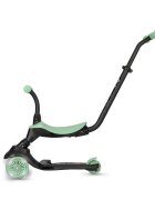 QPlay Trotineta pentru copii Sema EVO Verde 6 in 1 multifunctionala cu scaunel maner telescopic parental inaltime ajustabila cadru din aluminiu greutate admisa 50 kg