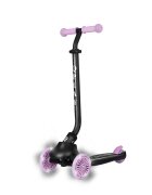 QPlay Trotineta pentru copii Sema EVO Violet 6 in 1 multifunctionala cu scaunel maner telescopic parental inaltime ajustabila cadru din aluminiu greutate admisa 50 kg