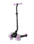 QPlay Trotineta pentru copii Sema EVO Violet 6 in 1 multifunctionala cu scaunel maner telescopic parental inaltime ajustabila cadru din aluminiu greutate admisa 50 kg