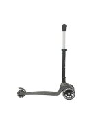 QPlay Trotineta pliabila pentru copii Sparkling Negru roti luminoase cu led platforma antiderapanta ghidon cu inaltime reglabila greutate admisa 50 kg