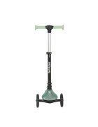 QPlay Trotineta pliabila pentru copii Sparkling Verde roti luminoase cu led platforma antiderapanta ghidon cu inaltime reglabila greutate admisa 50 kg