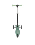 QPlay Trotineta pliabila pentru copii Sparkling Verde roti luminoase cu led platforma antiderapanta ghidon cu inaltime reglabila greutate admisa 50 kg