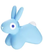 Quut Toys Iepuras gonflabil saltaret Hoppi Bunny albastru