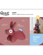 Quut Toys Iepuras gonflabil saltaret Hoppi Bunny bordo