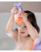 Quut Toys Jucarie stropitoare de baie din silicon Balena Squeezi