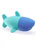 Quut Toys Jucarie stropitoare de baie din silicon Rechinul Squeezi