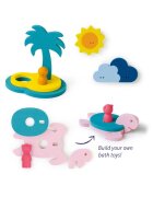 Quut Toys Jucarii de baie din spuma Insula comorilor