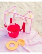 Quut Toys Kit complet rosu pentru plaja si nisip
