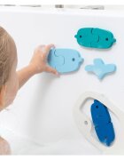 Quut Toys Puzzle de baie Balene si pestisori 11 piese