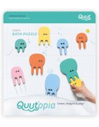 Quut Toys Puzzle de baie Meduze colorate 10 piese