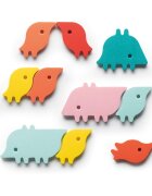 Quut Toys Puzzle de baie pentru copii set 10 piese Parada animalelor