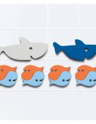 Quut Toys Puzzle de baie Rechinii infometati 10 piese
