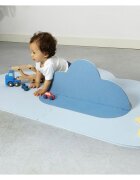 Quut Toys Saltea de joaca pentru copii din spuma norisorul albastru 145 cm