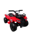 R-Sport Atv electric pentru copii J8AAA rosu 35W cu tractiune spate muzica sunete si lumni