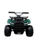 R-Sport Atv electric pentru copii J8AAA verde 35W cu tractiune spate muzica sunete si lumni