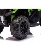 R-Sport ATV electric pentru copii J9 Verde roti si scaun din plastic putere 25W 70x44x40 cm varsta 1.5-4 ani