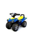 R-Sport Atv fara pedale pentru copii GoodYear 55Z-G Albastru actionat cu picioarele loc de depozitare sub scaun recomandat copiilor intre 1 si 3 ani volan cu melodii lumini