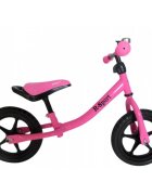 R-Sport Bicicleta copii fara pedale R1 roz varsta 2-5 ani roti din spuma EVA cadru usor din otel saua si inaltimea ghidonului sunt reglabile pana la 35 kg