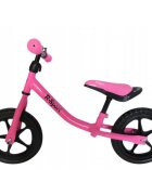 R-Sport Bicicleta copii fara pedale R1 roz varsta 2-5 ani roti din spuma EVA cadru usor din otel saua si inaltimea ghidonului sunt reglabile pana la 35 kg