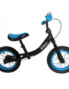 R-Sport Bicicleta copii fara pedale R3 albastru-negru 11 inch scaun moale reglabil pe inaltime 37-43 cm roti gonflabile frana pe roata din fata cadru usor din otel pana la 35 kg varsta 3-5 ani