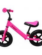 R-Sport Bicicleta copii fara pedale R7 roz 11 inch cu roti din spuma Eva varsta 2-5 ani scaun si ghidon reglabile in inaltime sarcina maxima pana la 35 kg