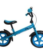 R-Sport Bicicleta copii fara pedale R9 albastru 11 inch varsta 3-6 ani sarcina maxima pana la 35 kg roti din spuma EVA frana cadru usor din otel scaun si ghidon reglabile pe inaltime