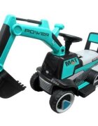 R-Sport Excavator electric pentru copii C3 albastru 25W Unitate audio si lumini led sarcina maxima 25 kg