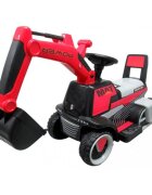 R-Sport Excavator electric pentru copii C3 rosu 25W Unitate audio si lumini led sarcina maxima 25 kg
