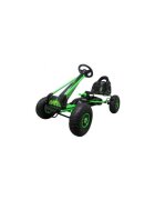 R-Sport Kart cu pedale Gokart 3-6 ani roti pneumatice din cauciuc frana de mana G3 verde