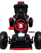 R-Sport Kart cu pedale Gokart cu roti gonflabile G8 rosu