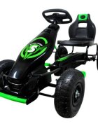 R-Sport Kart cu pedale Gokart cu roti gonflabile G8 verde