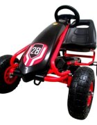 R-Sport Kart cu pedale Gokart roti gonflabile G4 negru