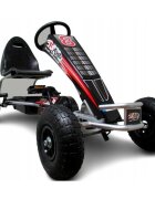R-Sport Kart cu pedale Gokart roti gonflabile G5 4-10 ani negru
