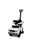 R-Sport Masinuta copii de impins Mercedes G350 AMG Alb maner parental detasabil suport pentru picioare bara de protectie melodii si claxon greutate maxima admisa 25 kg