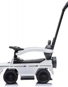 R-Sport Masinuta copii de impins Mercedes G350 AMG Alb maner parental detasabil suport pentru picioare bara de protectie melodii si claxon greutate maxima admisa 25 kg