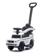 R-Sport Masinuta copii de impins Mercedes G350 AMG Alb maner parental detasabil suport pentru picioare bara de protectie melodii si claxon greutate maxima admisa 25 kg