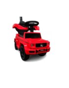 R-Sport Masinuta copii de impins Mercedes G350 AMG Rosu maner parental detasabil suport pentru picioare bara de protectie melodii si claxon greutate maxima admisa 25 kg