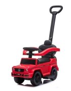 R-Sport Masinuta copii de impins Mercedes G350 AMG Rosu maner parental detasabil suport pentru picioare bara de protectie melodii si claxon greutate maxima admisa 25 kg