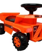 R-Sport Masinuta copii fara pedale J10 TS775 portocalie cu basculanta mobila loc de depozitare sub scaun lumini frontale stralucitoare sarcina maxima admisa 35 kg recomandata copiilor intre 1 si 3 ani