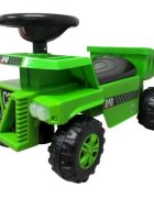 R-Sport Masinuta copii fara pedale J10 TS775 verde cu basculanta mobila loc de depozitare sub scaun lumini frontale stralucitoare sarcina maxima admisa 35 kg recomandata copiilor intre 1 si 3 ani