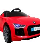 R-Sport Masinuta electrica pentru copii 60W cu telecomanda si scaun din piele Cabrio B4 628 rosie