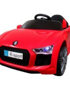 R-Sport Masinuta electrica pentru copii 60W cu telecomanda si scaun din piele Cabrio B4 628 rosie