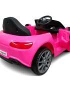 R-Sport Masinuta electrica pentru copii 60W cu telecomanda si scaun din piele Cabrio B4 628 Roz